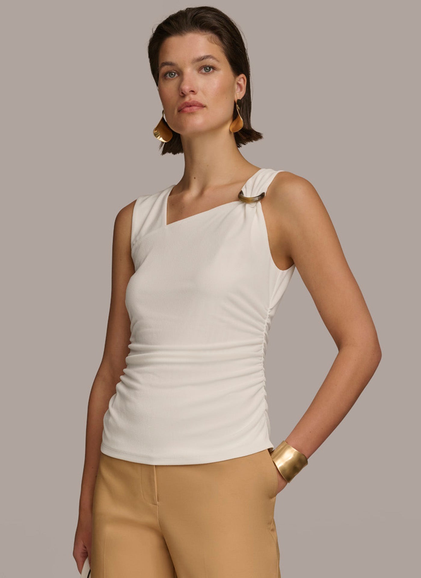 (image for) REFRESHING TORTOISE HARDWARE SHOULDER TOP